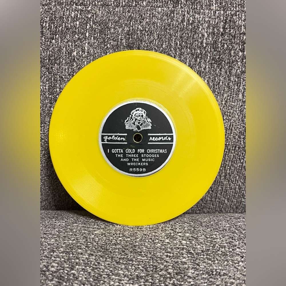 Vintage Golden Records Vinyl 78 RPM - The Three Stooges And The Music Wreckers